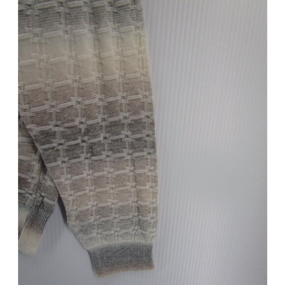 Marcello Sweater Medium Pullover 3D Knit Striped Hip Hop Crewneck Italy - Picture 3 of 10